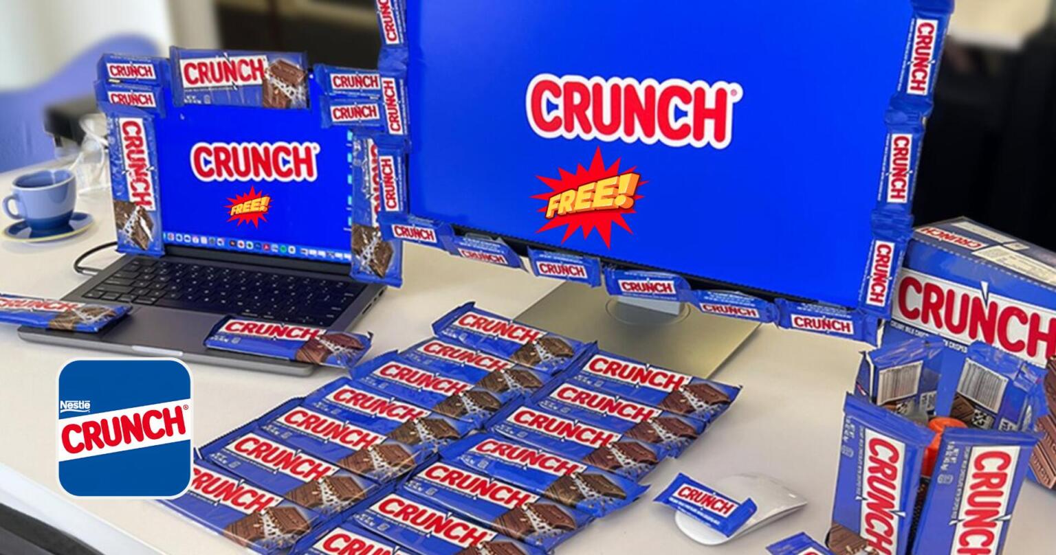 Get Free Crunch Candy By Tweeting A Chocolate Bar Emoji!