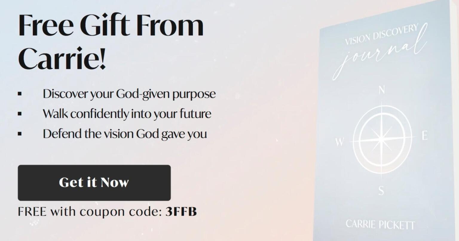 Get A Free Vision Discovery Journal From Charis Bible College