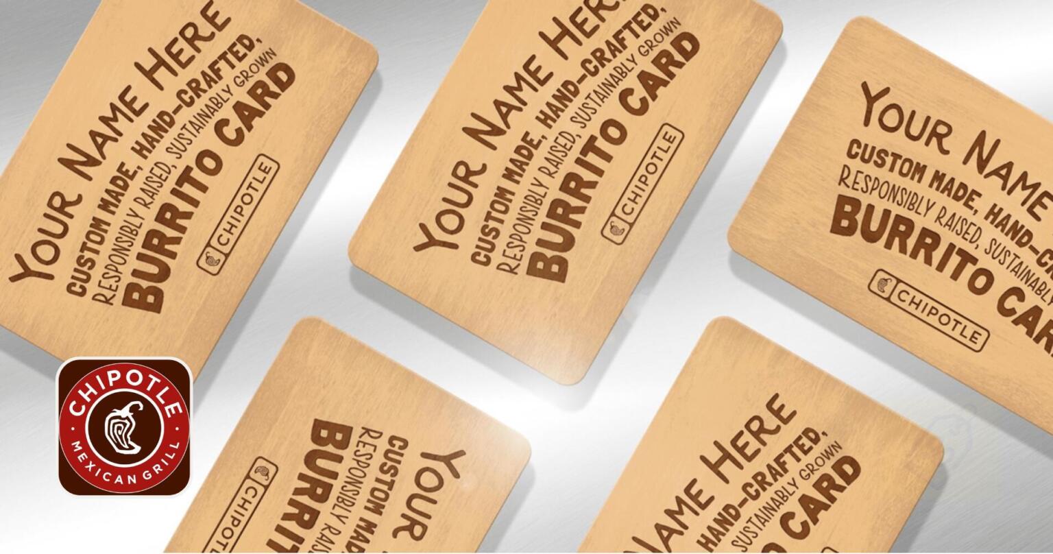 Apply To Score A Free Chipotle Celebrity Card!