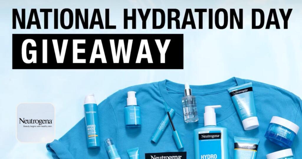 Enter The Neutrogena Hydro Boost National Hydration Day 2024 Sweepstakes