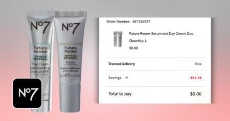 Run! Free No7 Future Renew Serum And Day Cream Duo W Free S&Amp;H