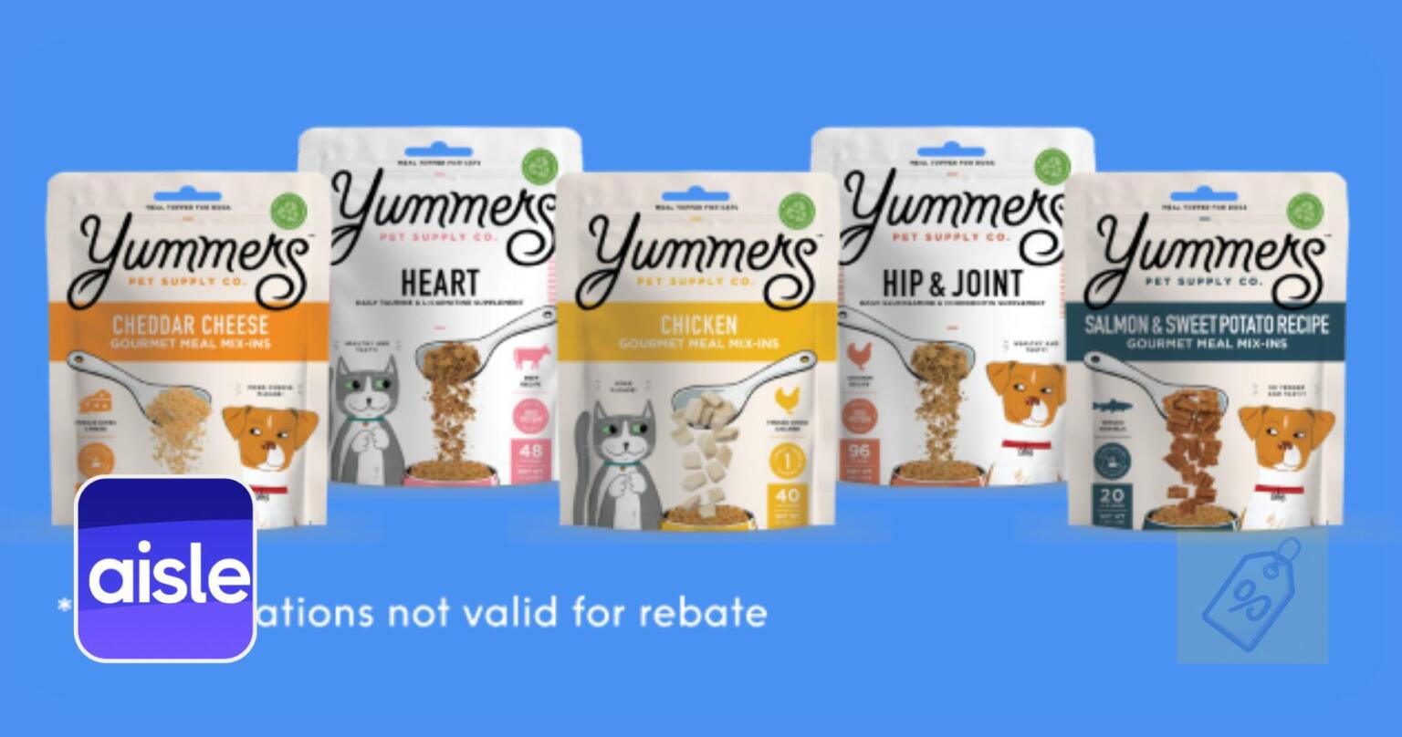 Get A Free Yummers Pet Food Topper After Rebate