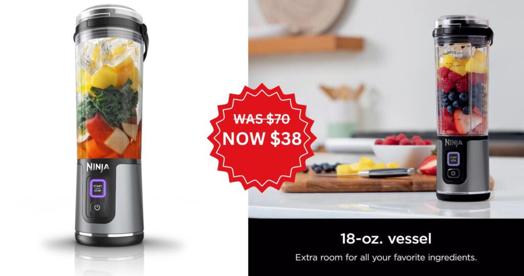 Snag The Ninja Blast Portable Blender For Just $38.24 At Kohl’s!