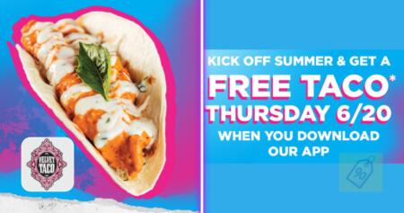 Get A Free Taco At Velvet Taco On June 20Th