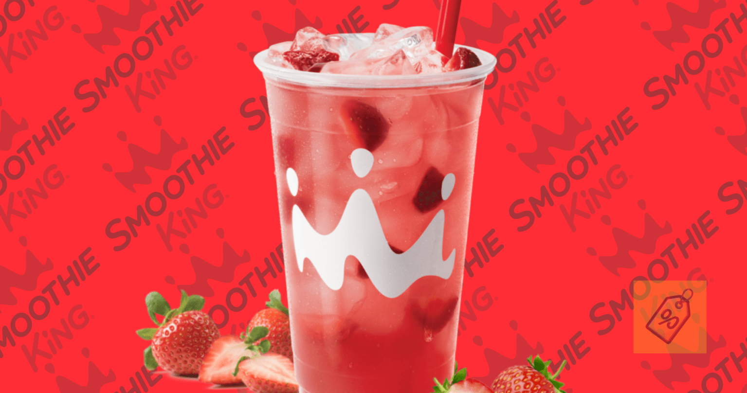 Free 12 Oz Strawberry Guava Lemonade At Smoothie King On June 6Th!