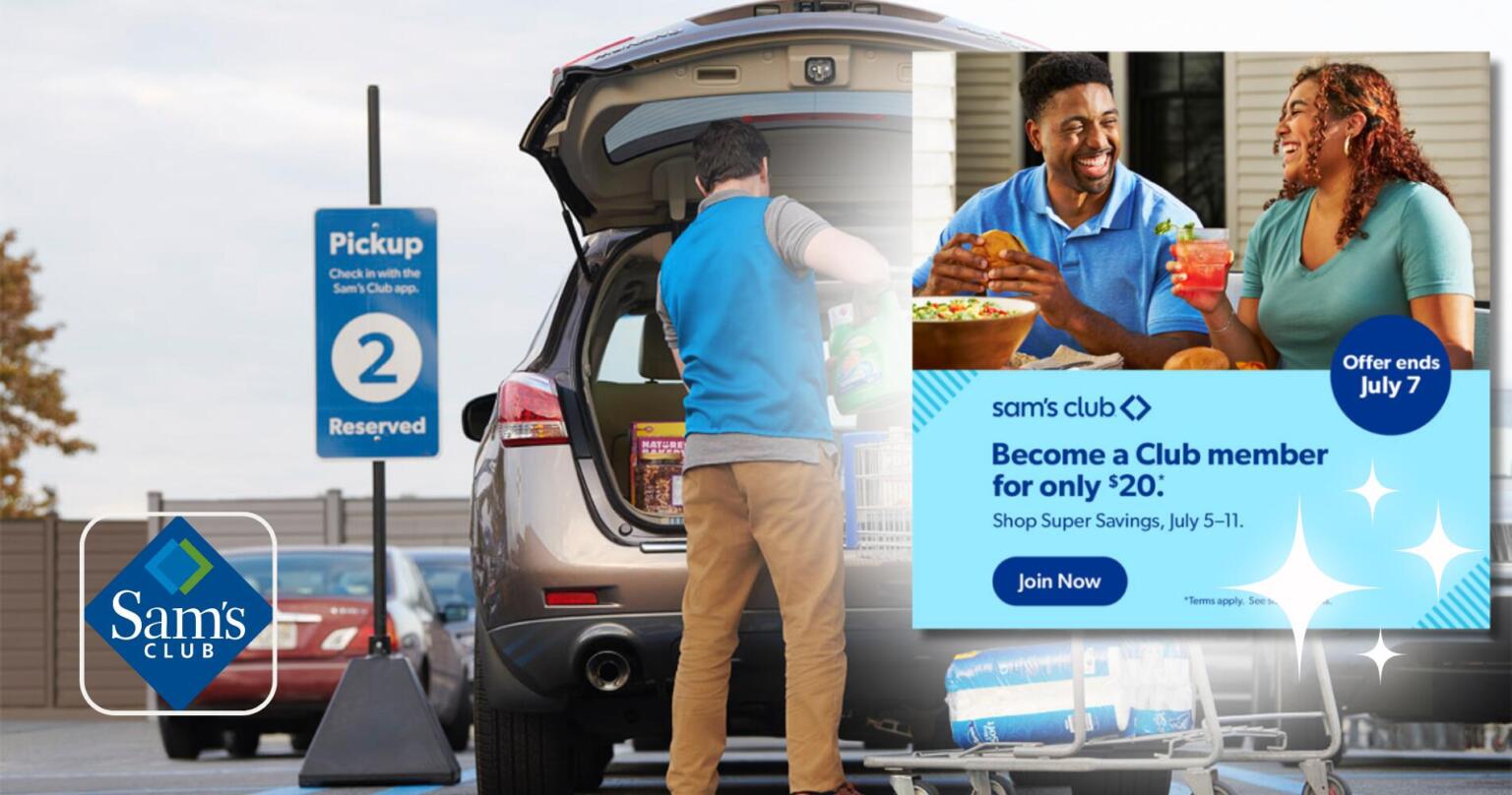 Sam’s Club Membership $25 For An Entire Year!