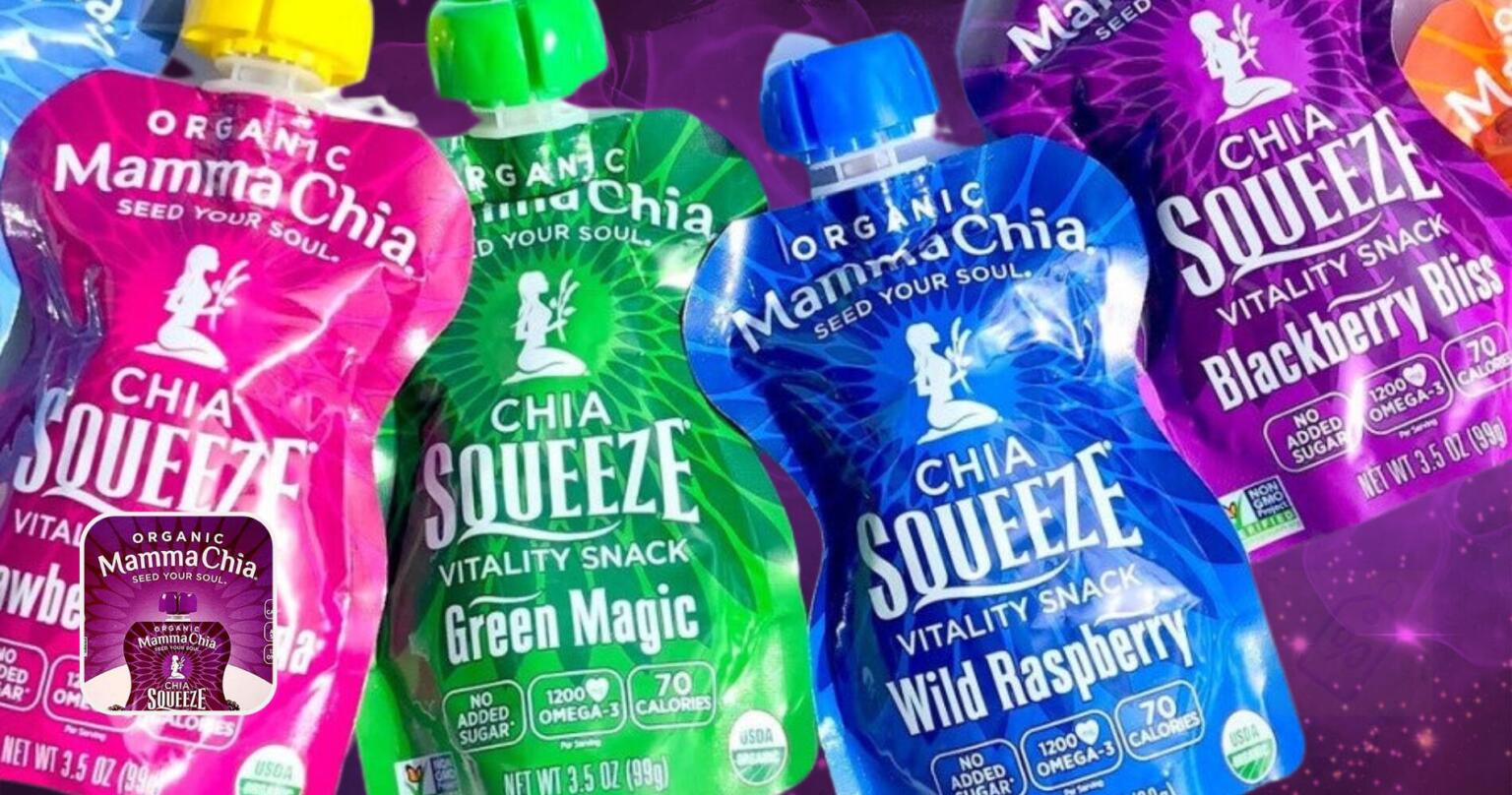 Score A Free 4-Pack Of Organic Chia Squeeze By Mamma Chia!