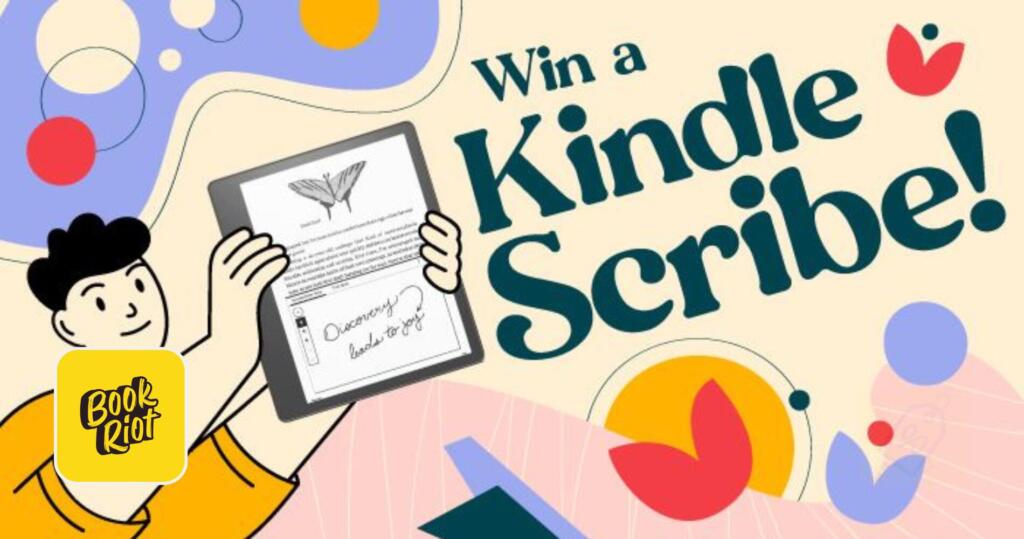 Enter The Bookriot Kindle Scribe Sweepstakes