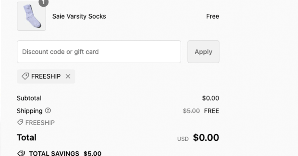 Hurry And Get Your Free Saie Varsity Socks!