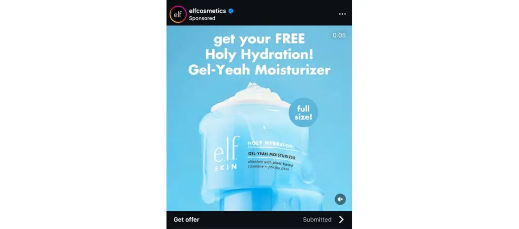 Free Full-Size E.l.f. Holy Hydration Gel-Yeah Moisturizer Sample!