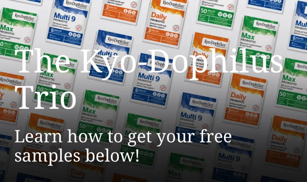 Free Kyo-Dophilus Probiotic Trio Pack + Free Shipping