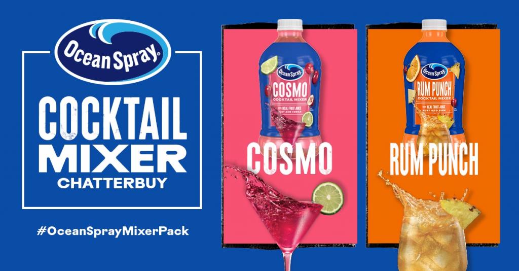 Host A Free Ocean Spray Cocktail Mixer By Ripple Street