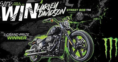 Win A Custom Harley-Davidson Motorcycle From Monster Energy!