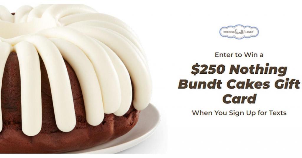 Win A $250 Nothing Bundt Cakes Gift Card