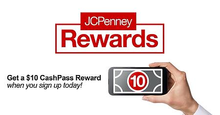 Get $10 Credit For Free At Jcpenney (New Rewards Members)