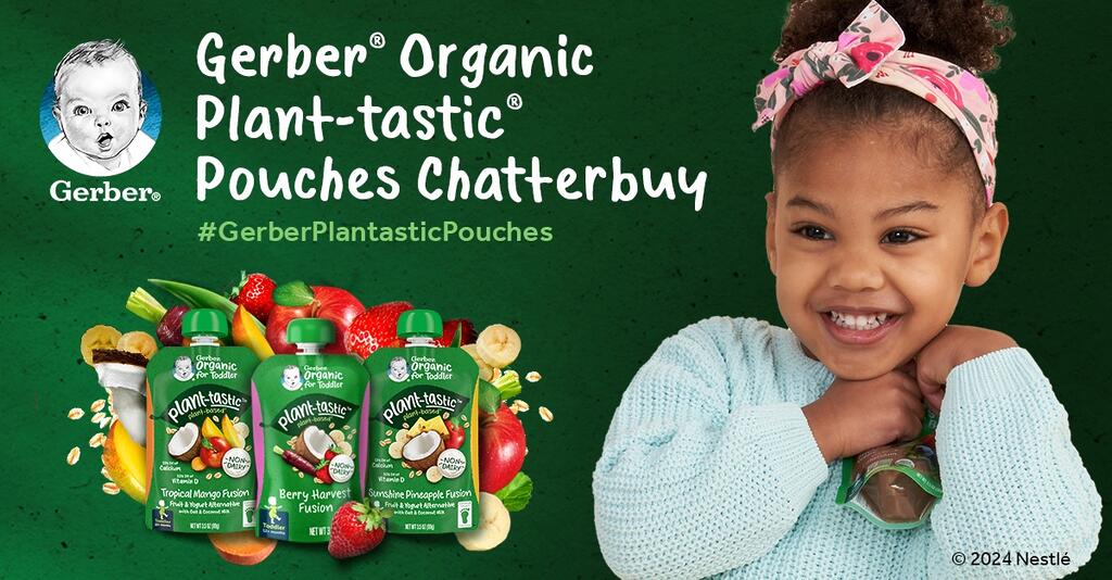 Possible Free Gerber Organic Plant-Tastic Pouches Chatterbuy Kit