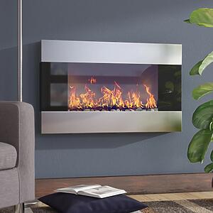 Incredible Deal: Wall Mount Electric Fireplace With Remote For Only $74 + Free Shipping (Reg. $500)