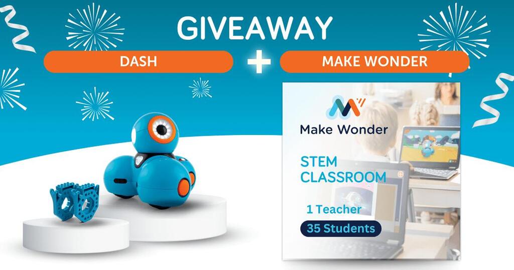 Win A Dash + Make Wonder Classroom 12-Month Subscription!