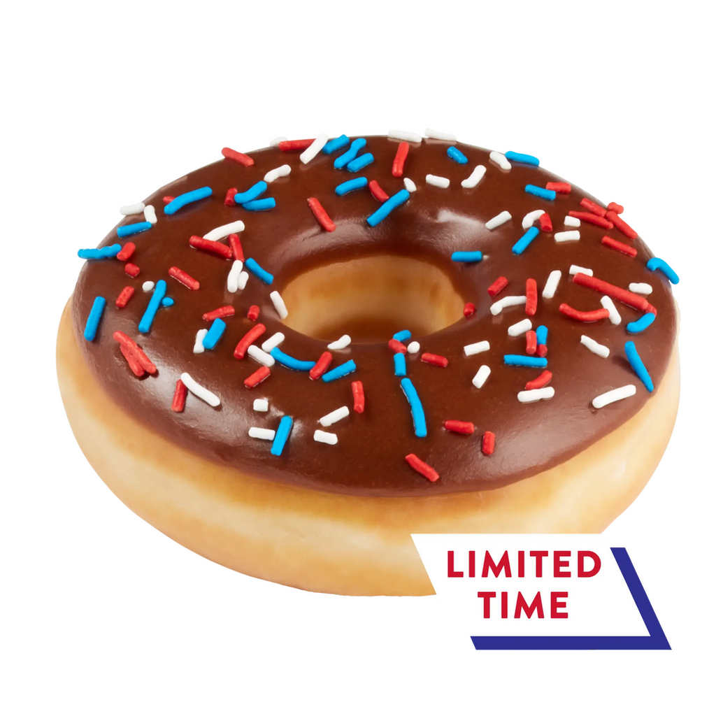 Free Go Usa Doughnut With Any Purchase At Krispy Kreme (Today Only)