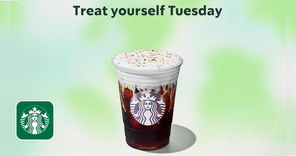 Treat Yourself Tuesday At Starbucks - 50% Off Handcrafted Cold Beverages