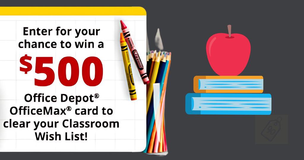 Enter The Office Depot Classroom Wish List Giveaway