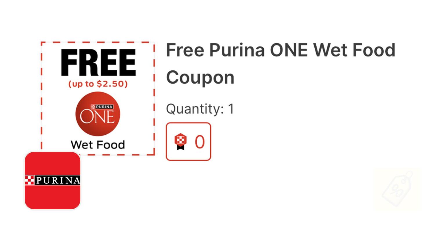 Get A Free Purina One Wet Food Coupon – Up To $2.50 Value!