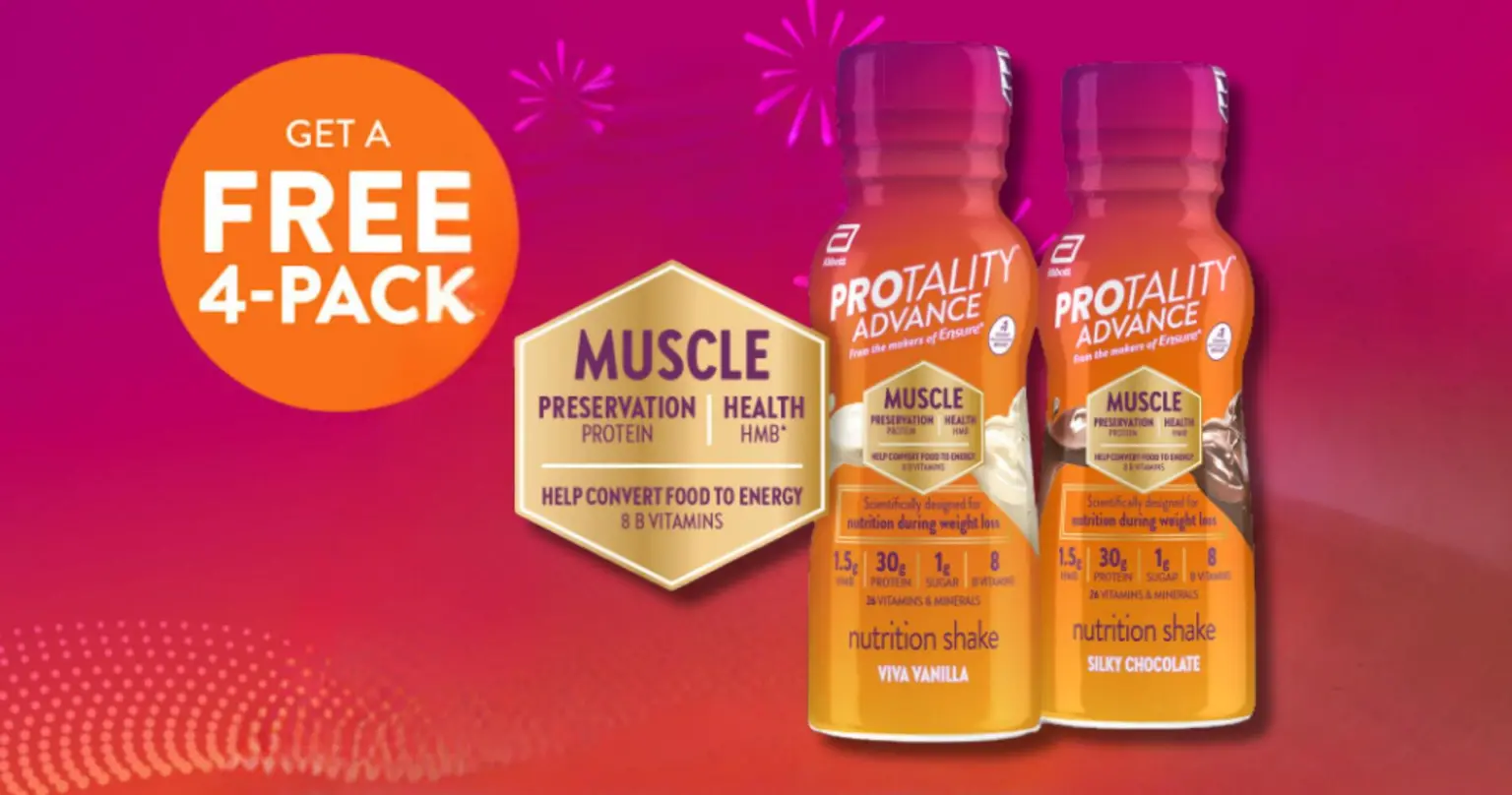 Free 4-Pack Of Protality Nutrition Shakes + Free Shipping