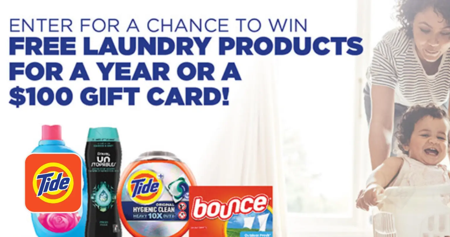 Enter The Tide Pods 1-Year Supply Sweepstakes!