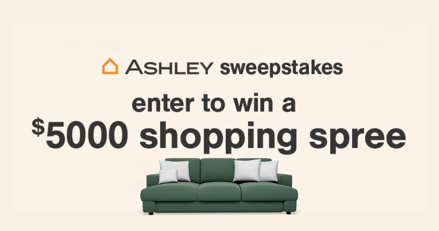 Win A $5,000 Furniture Shopping Spree From Ashley Furniture!