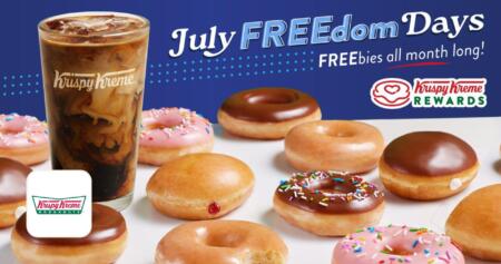 Krispy Kreme Giving Away Free Doughnuts And Iced Coffee In July