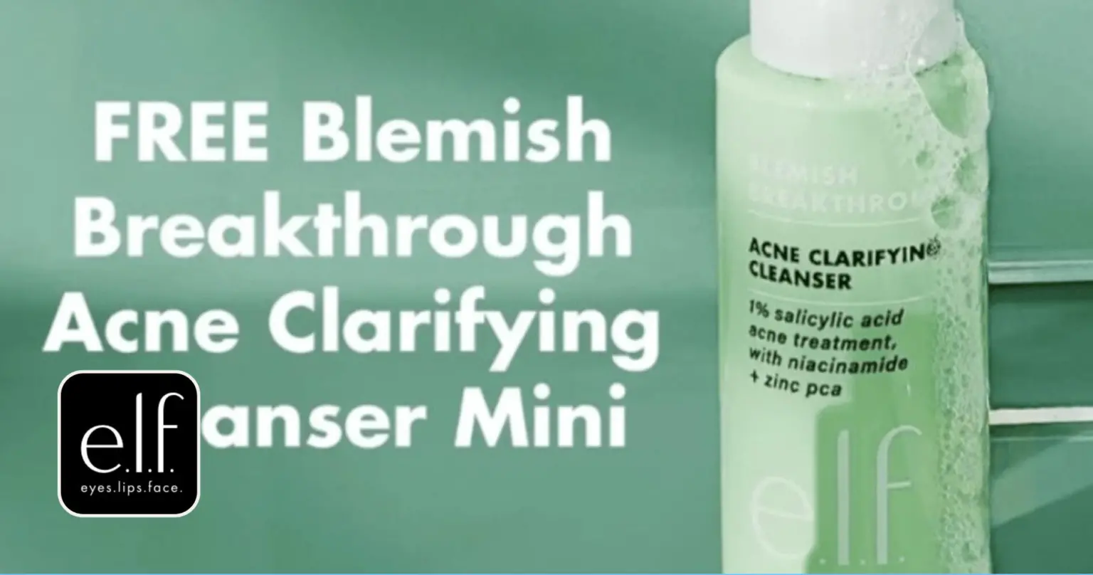 Free E.l.f. Blemish Breakthrough Cleanser Samples!