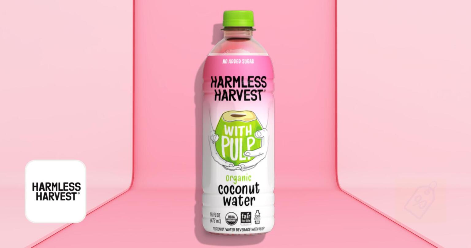 Free Harmless Harvest Organic Coconut Water