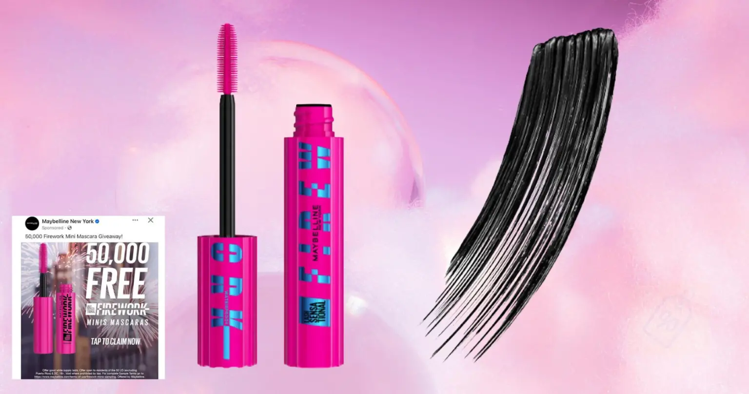 Score A Free Maybelline Lash Sensational Firework Mascara!