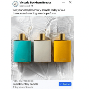 Free Victoria Beckham Beauty Perfume Samples