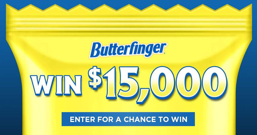 Enter The Spirit Halloween $15,000 Butterfinger Sweepstakes