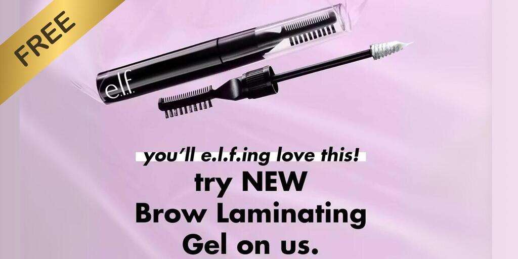 Score A Free E.l.f. Brow Laminating Gel Sample!