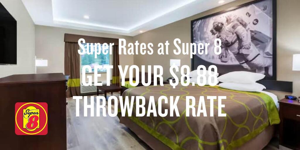 Celebrate Super 8’S 50Th Anniversary With A Hotel Room For Only $8.88