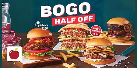 Buy One Handcrafted Burger, Get One Half Off At Applebee’s!