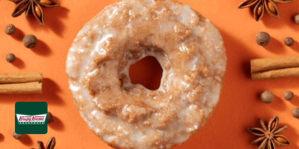 Get A Free Pumpkin Spice Cake Donut At Krispy Kreme Today Only!