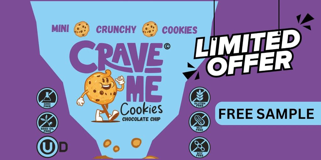 Crave Me Free Cookie Pack Samples W/ Free S&Amp;H