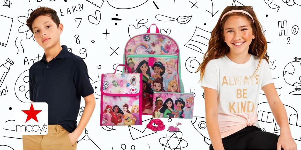 Save Big With Macy’s Back To School Sale! Tees As Low As $5