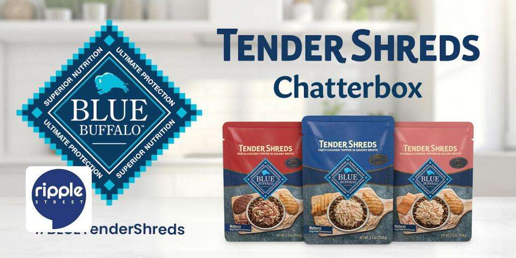 Free Blue Buffalo Tender Shreds Chatterbox Kit!