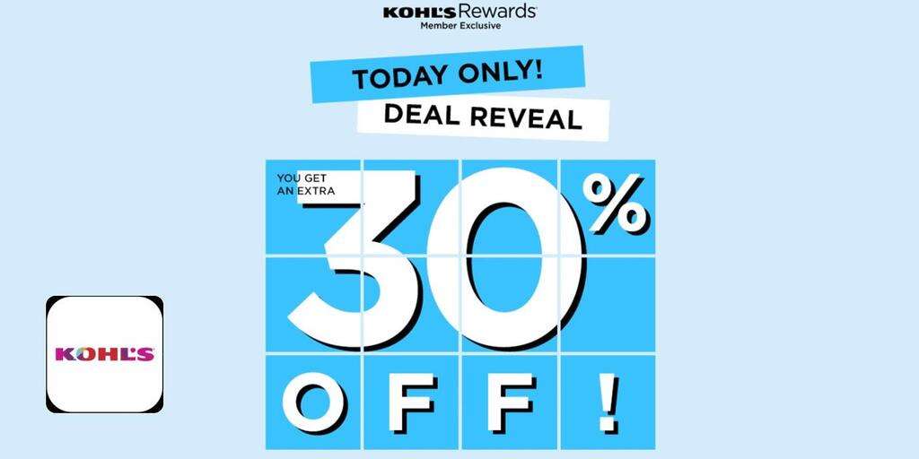 Kohl’s: Check Your Emails For Up To 40% Off Coupon – Today Only!