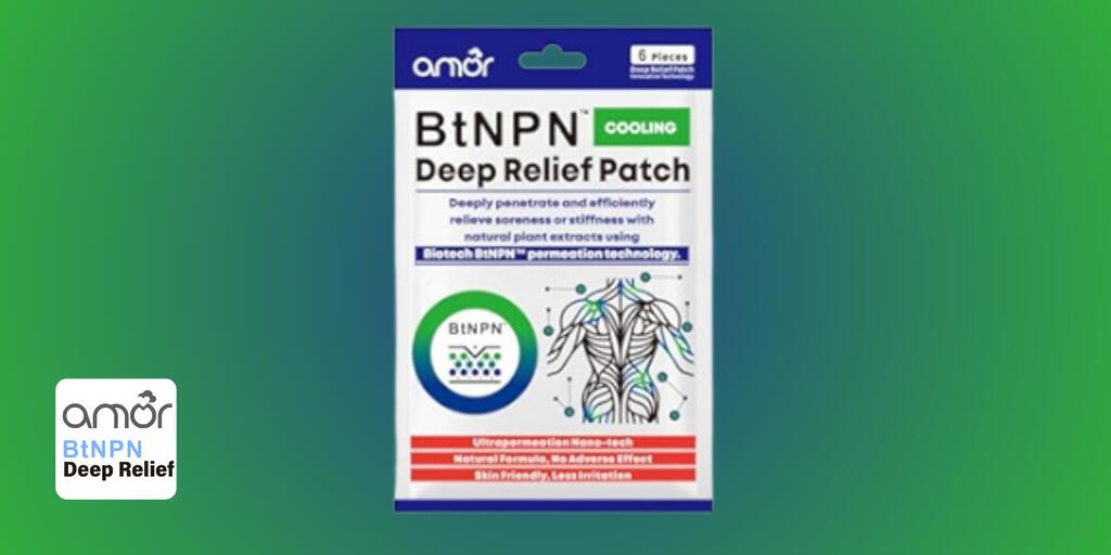 Get A Free Amor Deep Relief Cooling Patch Sample!