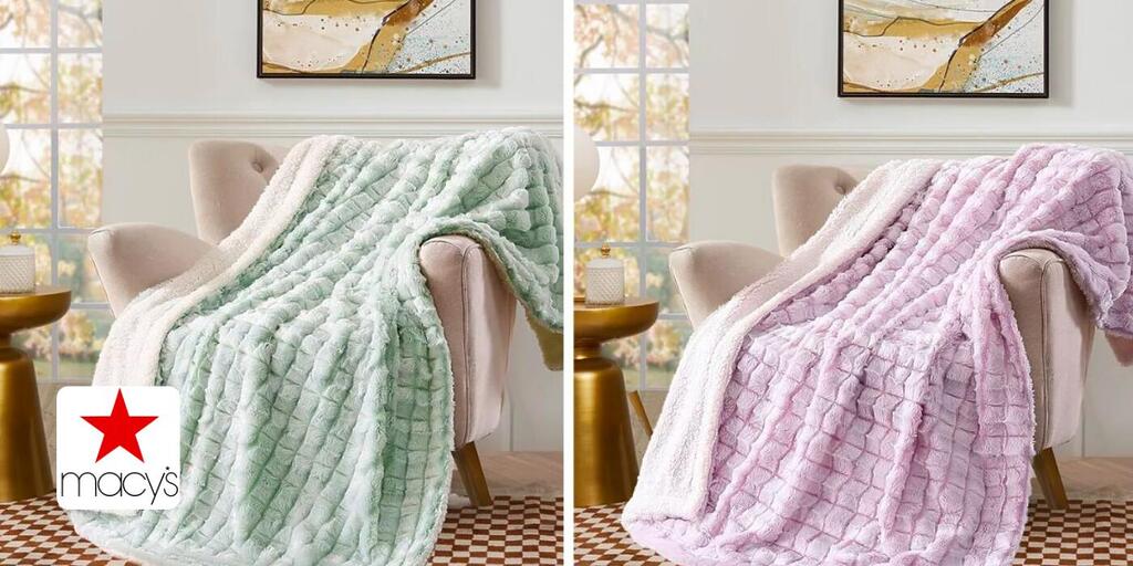 Royal Luxe Reversible Tie-Dye Throw At Macy’s For Only $12.25 (Regularly $35)