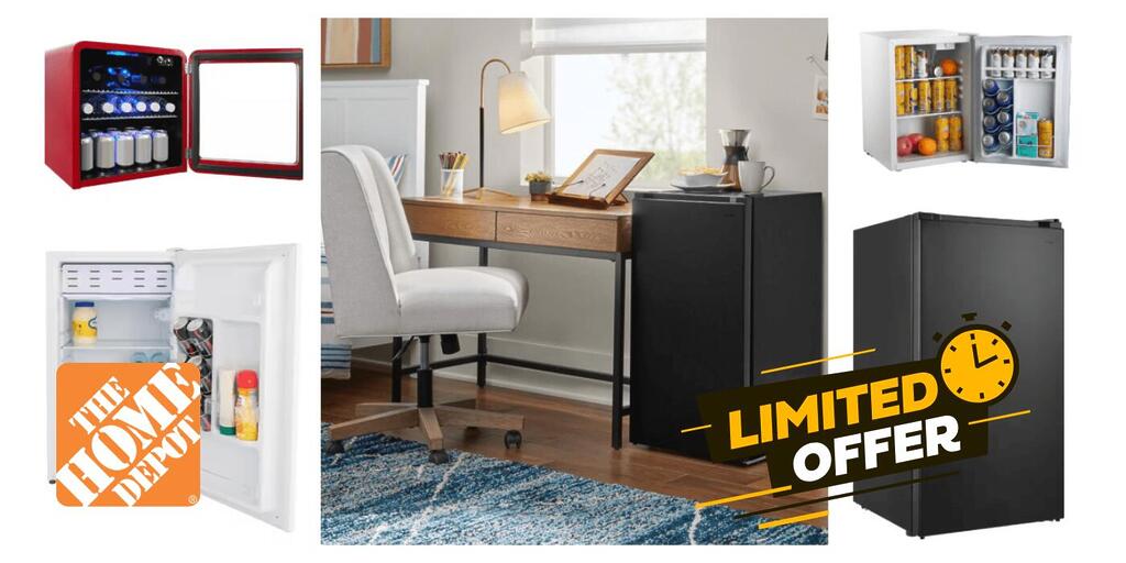 Mini Fridge Sale At Home Depot – Prices Starting From $69, Today Only!