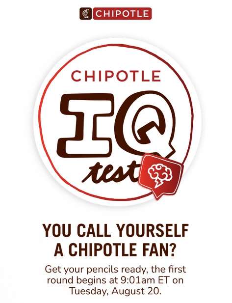 Get Free Chipotle From The Chipotle Iq Test