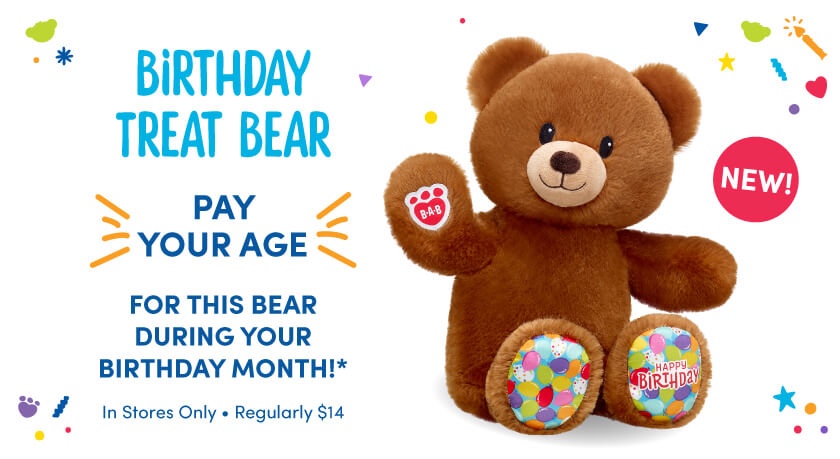 Build-A-Bear Pay Your Age Program: Fantastic Birthday Deal!