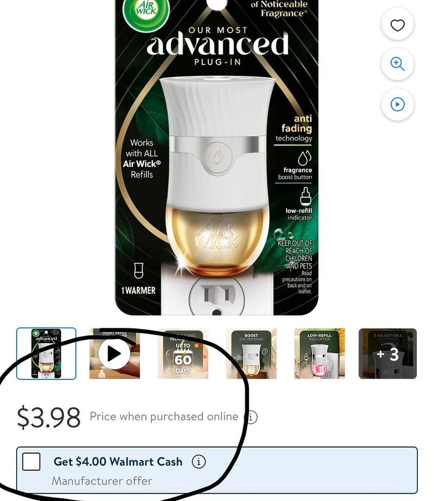 Free Air Wick Plug In Scented Oil After Walmart Cash