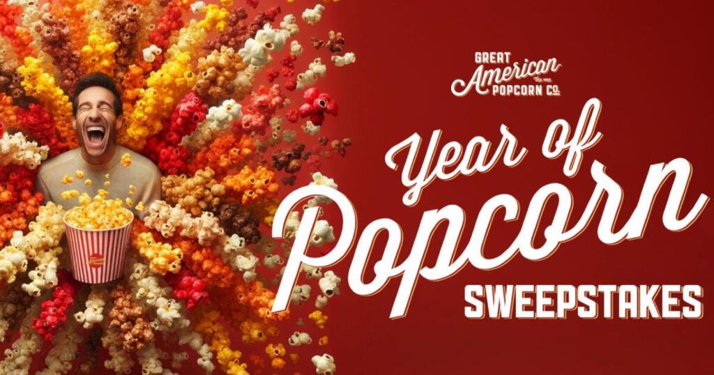 Win A Year Of Gourmet Popcorn! From The Great American Popcorn Giveaway